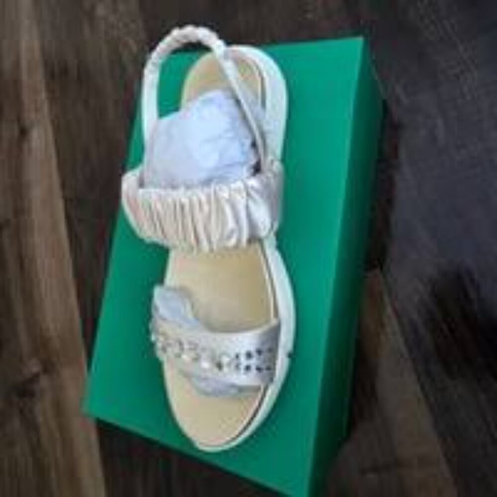 NIB- LAUREN LORRAINE ANNIE RUCHED SPORT SANDAL - Picture 4 of 4